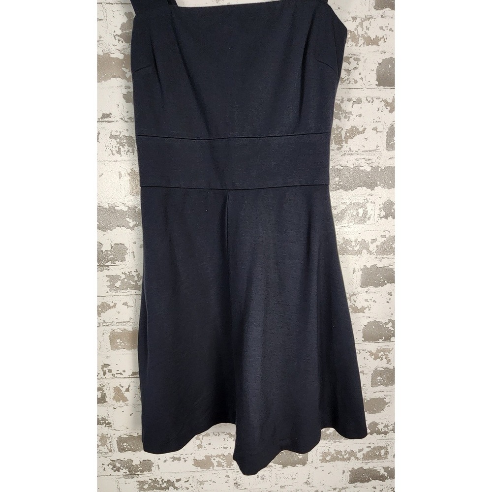 Banana Republic A-Line Dress Size 4 Navy Milly Collection Mini Sleeveless Career - Picture 3 of 16